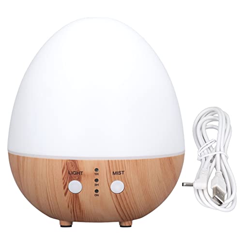 Difusor aromático eléctrico 250 ml con luz LED color madera
