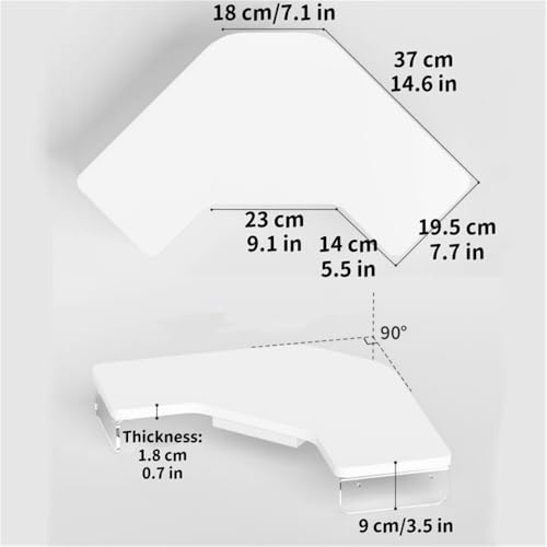 Soporte de esquina ajustable para monitor con cajón miniatura 2