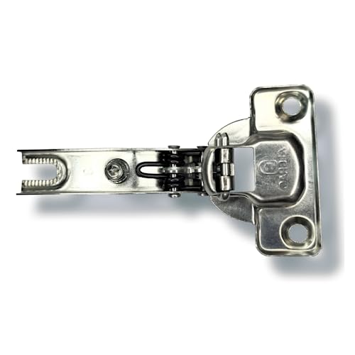 10x Dobradiça Curva Alta 26mm Porta de Armário Cozinha Guarda Roupa Móveis de Madeira Caneco de 25mm