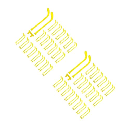 Gafas Brillo Oscuridad Kit de Reparación Anteojos Brazos Reemplazo de Varillas Amarillo