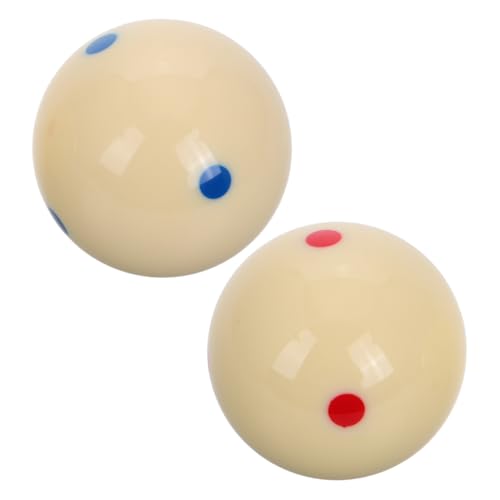 Boules blanches de billard d'entraînement avec points de précision pour perfectionner le jeu