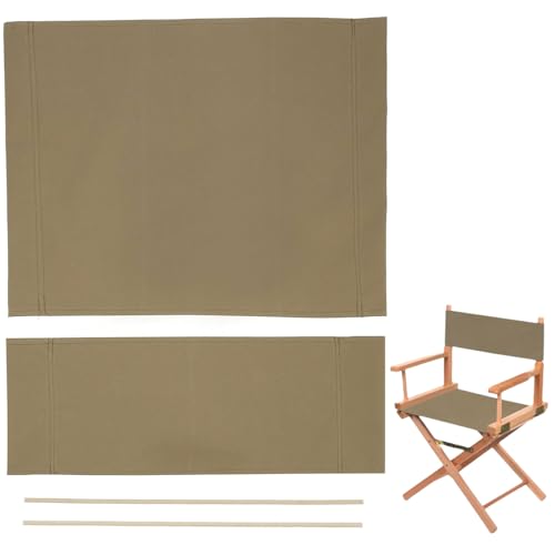Jwthee Reemplazo de Lona para Silla de Director, Funda de Asiento de Lona de Repuesto, Asiento y Respaldo de Lona, ​​Funda Plegable para Silla de Director para Silla de película