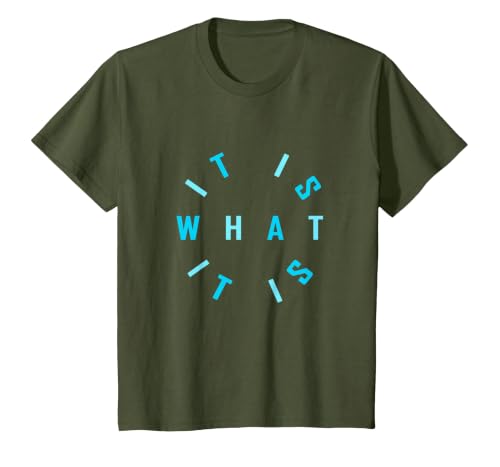 Blue is What It Blue Graphic T-Shirt, Youth, Olive Green, 3T