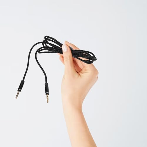 Cable de audio auxiliar Jack 3.5mm macho a macho 1.5m 4 unidades miniatura 4