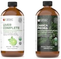 Liver Complete 8oz & Organic Chanca Piedra Concentrado y Extracto 8oz Bundle