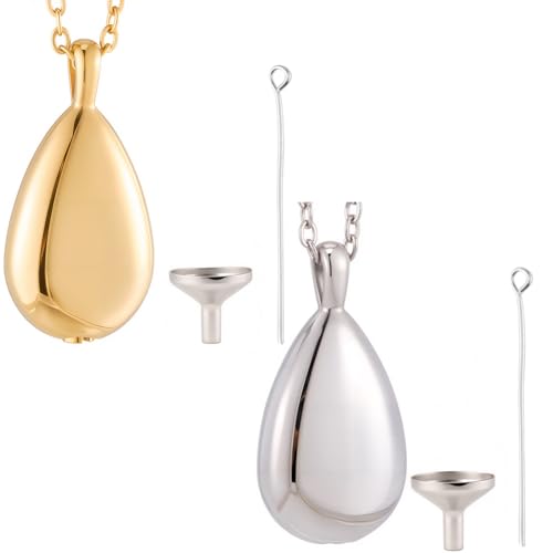 Collier urne pour cendres et deuil discret en acier inoxydable