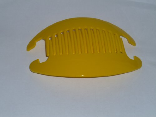 Interlocking Banana Combs Hair Clip French Side Combs Holder(Yellow)
