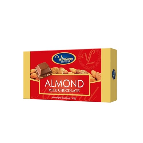Image of Vintage Luxury Almond Milk Chocolate, 3.53 oz ℮ 100 g