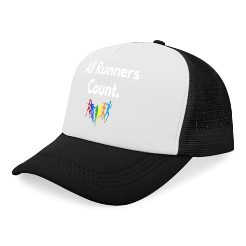 All Runner Count for Runner & Joggers. Design Fitted Hats Women Vintage Tennis Trucker Caps2