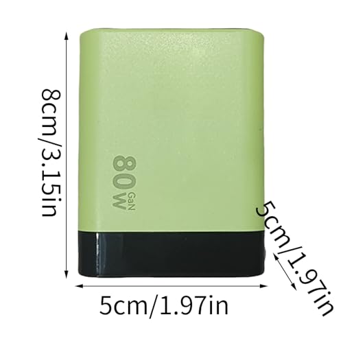 Bloc d'alimentation 80W double port compact pour la charge simultanée de téléphones - 5