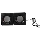 Toddmomy Mini USB Lautsprecher für Computer und Laptop Kompakt und Tragbar USB Plug Play Kompatibel...