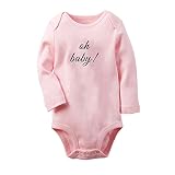 iDzn Babies oh baby Zwangerschapsaankondiging Grappige rompertjes, pasgeboren babybody's, baby-jumpsuits, lange outfits uit één stuk voor kinderen