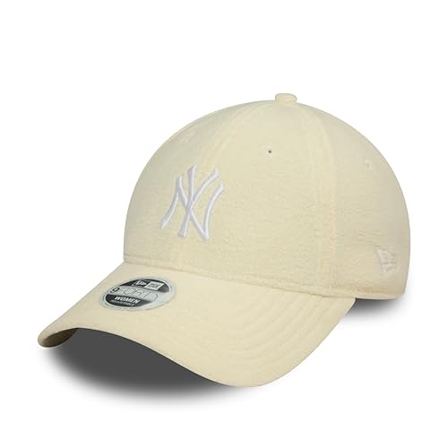 New Era New York Yankees MLB Cap für Frauen Fleece verstellbar NY Kappe Baseball beige - One-Size