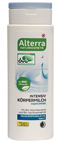 Alterra Intensiv Körpermilch Parfümfrei - für sehr empfindliche Haut & zu Allergien neigende Haut -250 ml