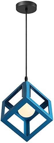 L+ Lampada a Sospensione, Set x2, Lampadario da Soffitto, Stile Moderno, Attacco E27, Paralume in Metallo (Nero 2pcs