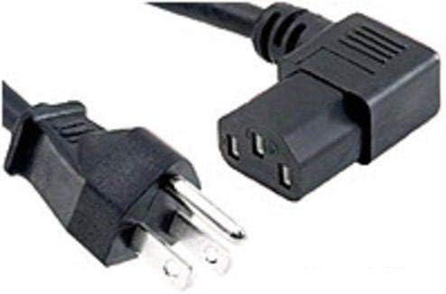 Hydra Fitness Exchange 3 Prong Power Right Angle Cord Cable | AC Supply Electrical Long Cable Waterproof | Power Supply Extension Line Cord Replacement for Treadmill Work with Trimline T325.1 T335HR