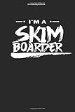 Skimboarding Notebook: 100 Pages | Graph Paper Grid Interior | Team Boarding Skim Board Boarder Gift...