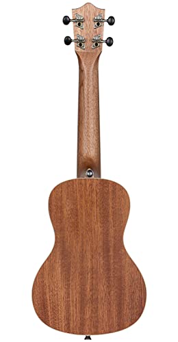 Lanikai LU21-C 4-String Ukulele, Black,Chrome thumb #2