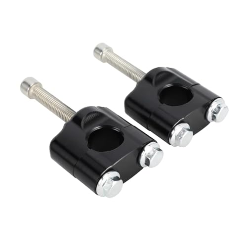 Rehausseur guidon moto 22mm Kawasaki KLX140 fixation pince pit bike noir