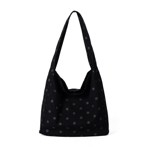 Sac à main à pois en nylon de qualité supérieure