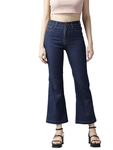 Image of GUTI Womens High Rise Crop Length Jeans()