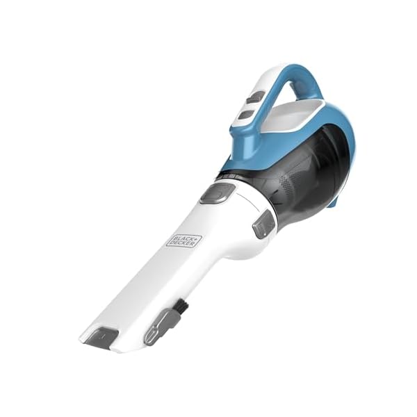 BLACK+DECKER dustbuster AdvancedClean Cordless Handheld Vacuum, Compact Home and Car Vacuum with Crevice Tool (CHV1410L)
