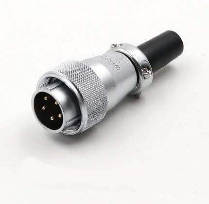 WS20 TQ 5Pin Male Plug 20MM Metal Shell Aviation Connector