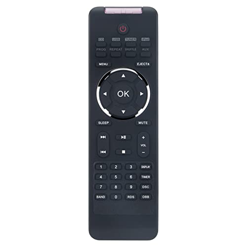VINABTY Nouveau DCM250 Télécommande de Remplacement DCM230 LM1129 Télécommande pour Philips IPOD Dock DCM250 DCM250/37 DCM230 LM1129 Remote Controller