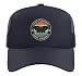 Point Pleasant WV Cryptids Cryptozoology Retro Funny Mothman Trucker Hat with Adjustable Mesh Back, Navy Blue