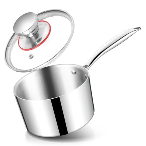 HaWare 16cm Stainless Steel Saucepan with Lid