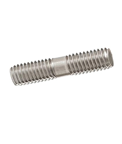 304 Stainless Double End Stud Bolt M4-M8 Metric Thread Rod