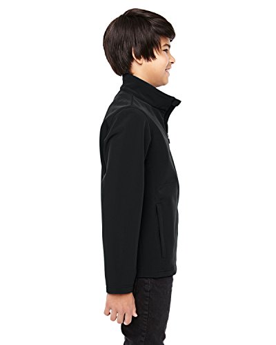 Team 365 Youth Leader Soft Shell Jacket XL BLACK2