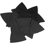 Totority 20 Stück Teiliges Dreieckiges Gitarren plektrum Schwarzem Abs material Rutschfestes Design Verschiedene Stärken Akustische Folk gitarre Zubehör für Erwachsene und Profis