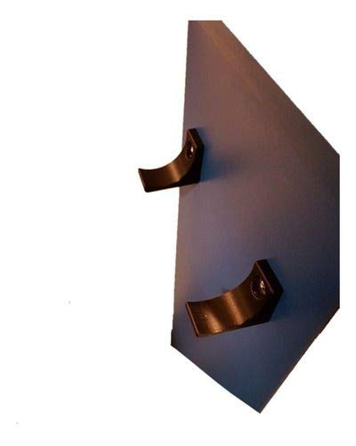 Suporte Apoio De Parede Skate Longboard C Parafuso (Branco)