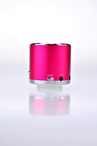 hsini Portable Mini Music SD USB Speaker for PC, Mobile Phone and MP3 Players - Retail Packaging - Silver