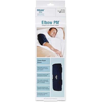 IMAK Brownmed RSI Elbow PM - Nighttime Elbow Brace & Immobilizer for Cubital Tunnel Syndrome & Ulnar Nerve Support