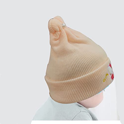 True Indian Baby Winter Warm and Soft Cap | Newborn Kid's Hat | Cute Cap for Winter | Woolen Cap for Boys & Girls Pack of 3