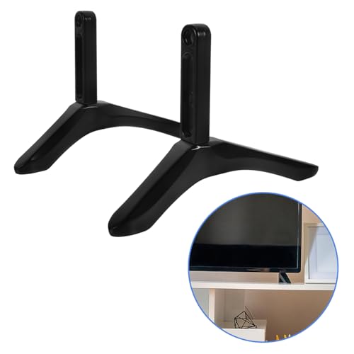 Support TV pied de table stable pour écran LCD LED et base de piédestal de télévision
