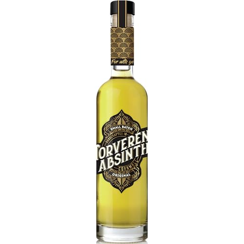 Pocketful Of Stones Morveren Absinthe – Handcrafted Cornish Absinthe with Wormwood, Anise & Fennel. Herbal, High Proof & Gift-Worthy. 66% ABV, 35cl Bottle