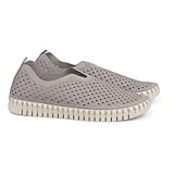 Beige Ilse Jacobsen 05 TULIP3275 Zapatillas Bajas Mujer Gris