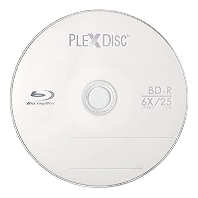 633-814 25 GB 6X Blu-ray Logo Top Single Layer Recordable Disc BD-R, 50-Disc Spindle