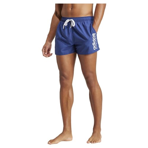 adidas Men's Bañador Essentials Logo CLX, Dark Blue/White, S