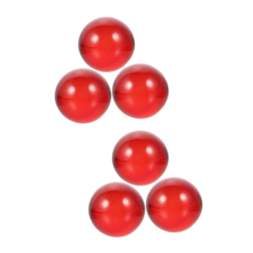 SUNCN 6個 水晶球 宝石玉 フローティングキャンドルビーズ 写真撮影ボール 水槽の装飾品 金魚鉢の飾り ガラス 繊細な 家の 普通の -