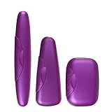 RADIUS Toothbrush Portable Travel Case Kit Standard Toothbrush Soap Razor Case Storage Box for Travel BPA Free 3 Count - Amethyst Purple
