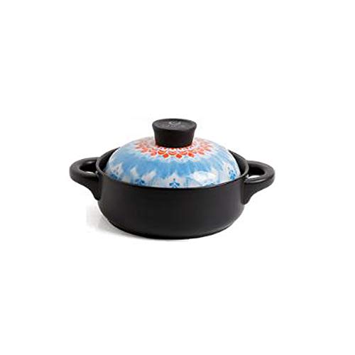 REYG Casseruola Resistente alle Alte Temperature Utilizzata per Brasare Stufare Bollire Bollire Adatta per 2 Persone,E