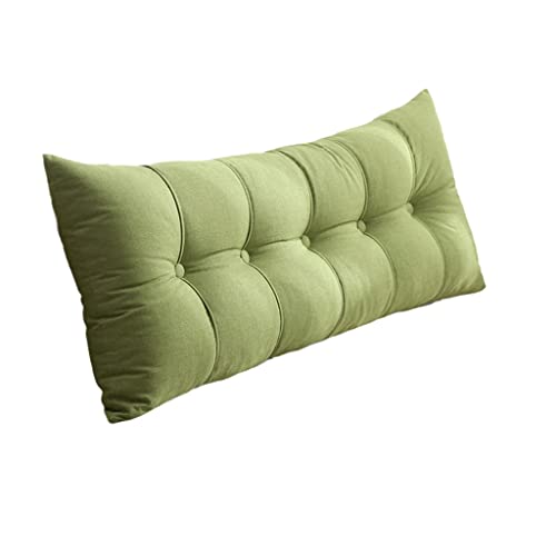 Bedkussen Hoofdeinde Leeskussen Kussen Bed Rugleuning Taillebescherming Lendenkussen met positioneringsknopen Wasbaar voor Slaapkamer Lounge leeskussen hoofdeinde