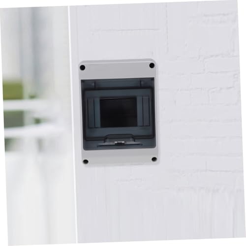 Caja de distribución de 3 series con ventana transparente e instalación exterior 6