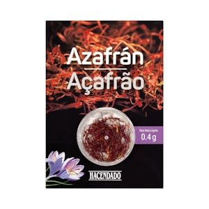 Azafrán hebra Hacendado Paquete 0,4 g Pack 2