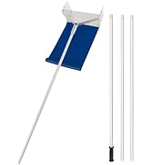 COSTWAY snöröjare för tak, taksnögubbe med teleskophandtag och halkfritt handtag, takrum ...