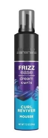 Anti Frizz, Frizz Ease Curl Reviver, Alcohol-Free Curly Hair Enhancing Mousse, 7.2 fl oz